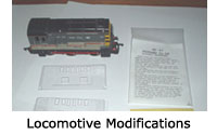 Model Railway Locomotive Modifications - Steam, Electric, Diesel, DMU, EMU