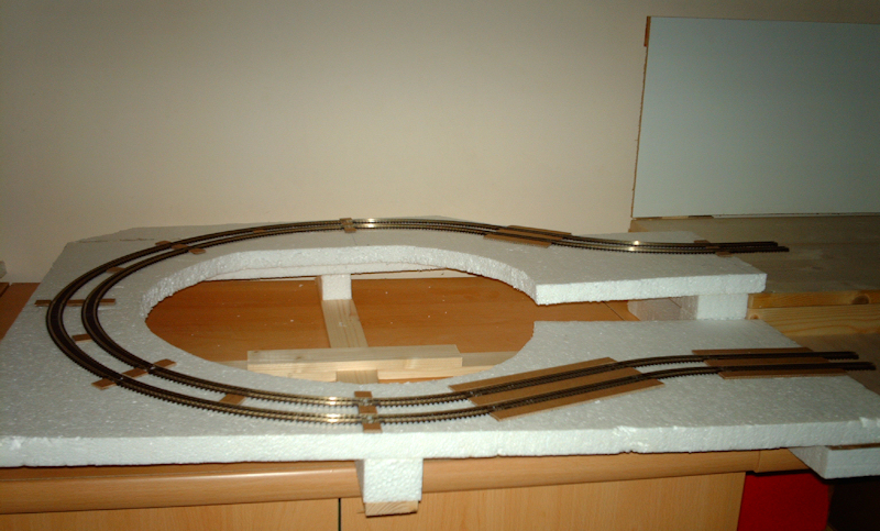 Low angle, showing the height change over the loop