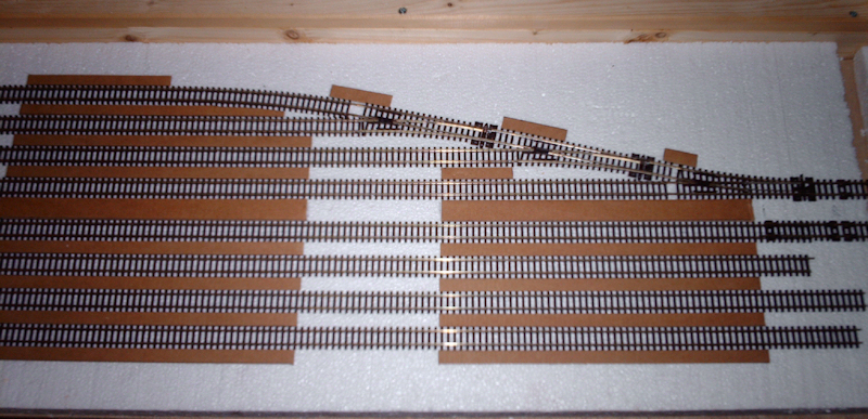 Medium points for the storage sidings