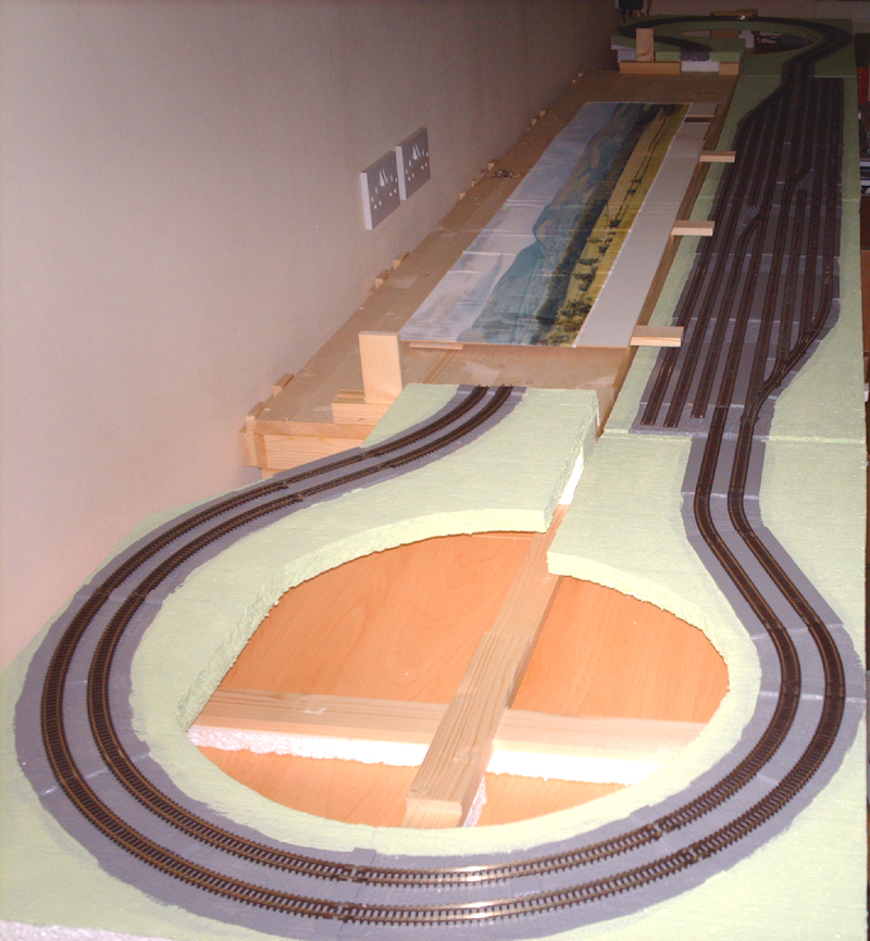 backscene and loop track